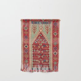 Antique Turkish Carpet Kilim Print Wall Hanging