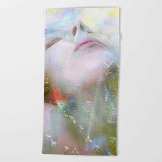 Melody of you Beach Towel
