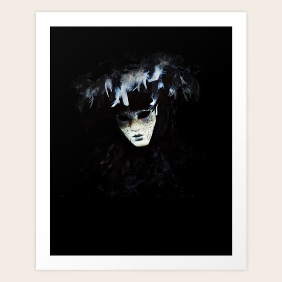 Mask 4 Art Print