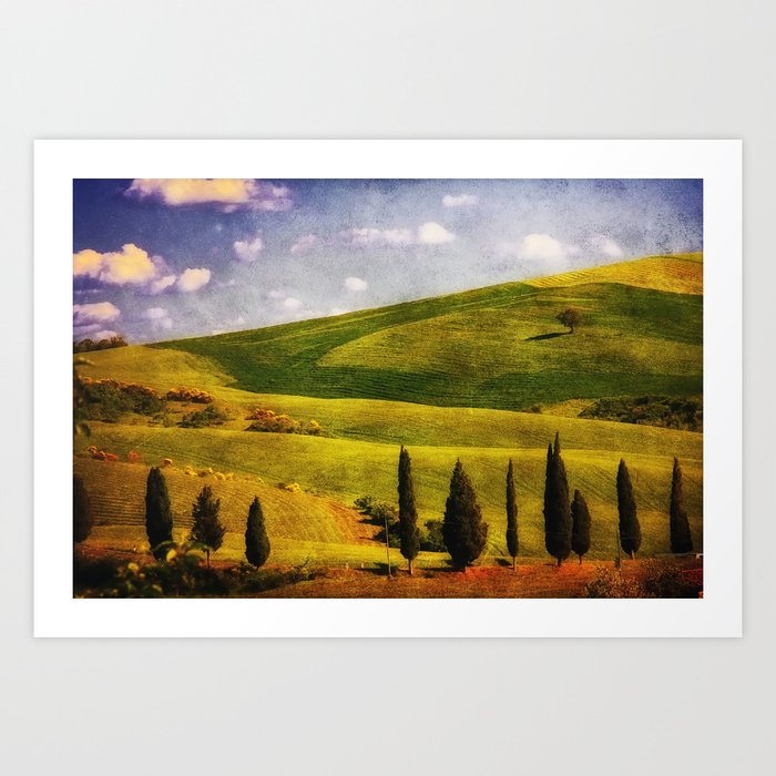 Tuscan Landscapes Art Print