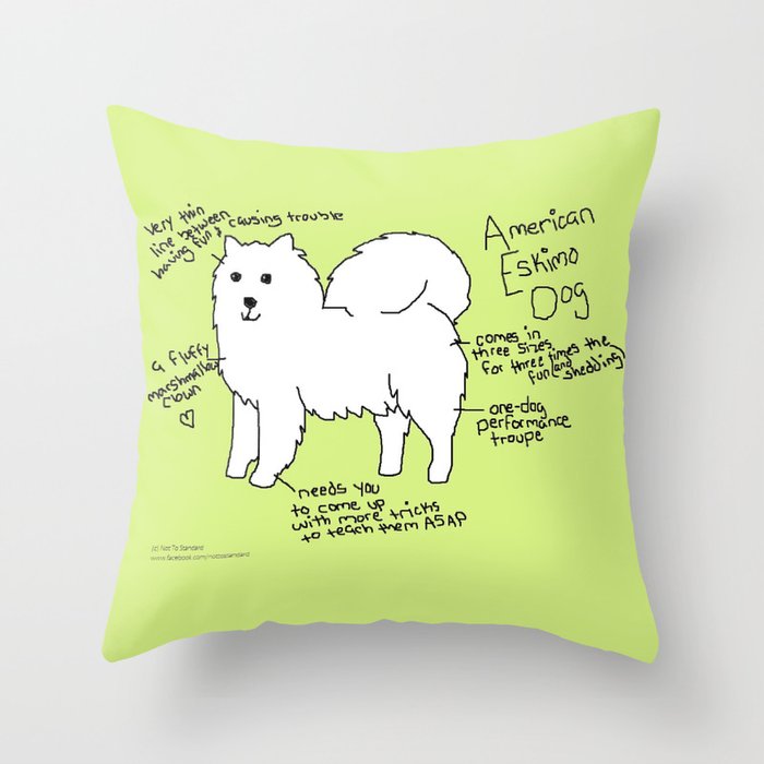 american eskimo pillow