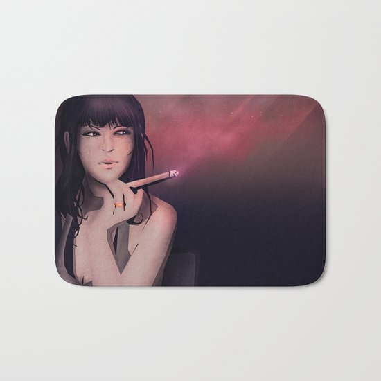 Smokey Woman Bath Mat
