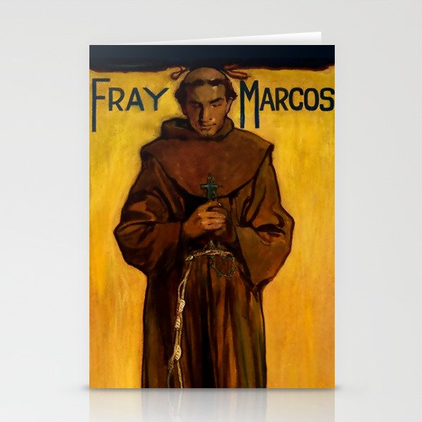“Fray Marcos” Western Art by Gerald Cassidy Stationery Cards