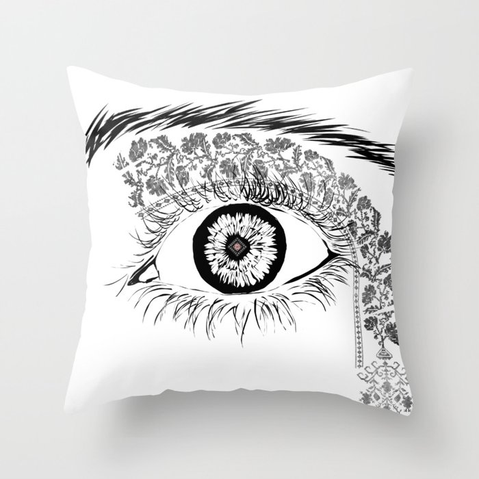 Ukrainian code Throw Pillow