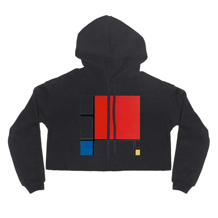 Mondrian, Composition II in red, blue and yellow Hoody