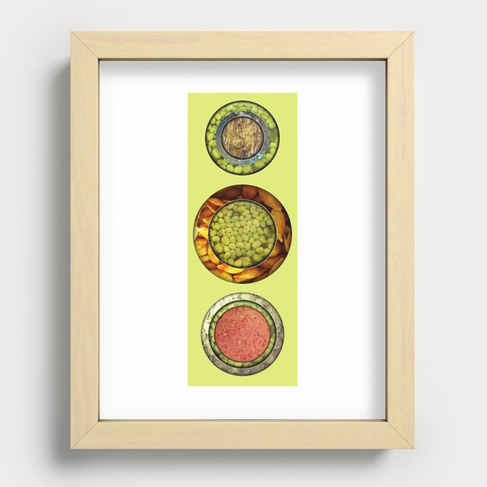 Food Mix Tris Recessed Framed Print