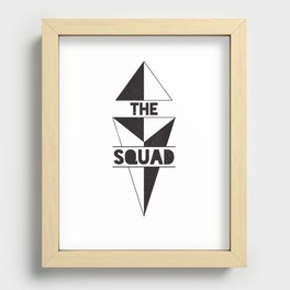 The Squad: Gritty Black version 1 Recessed Framed Print