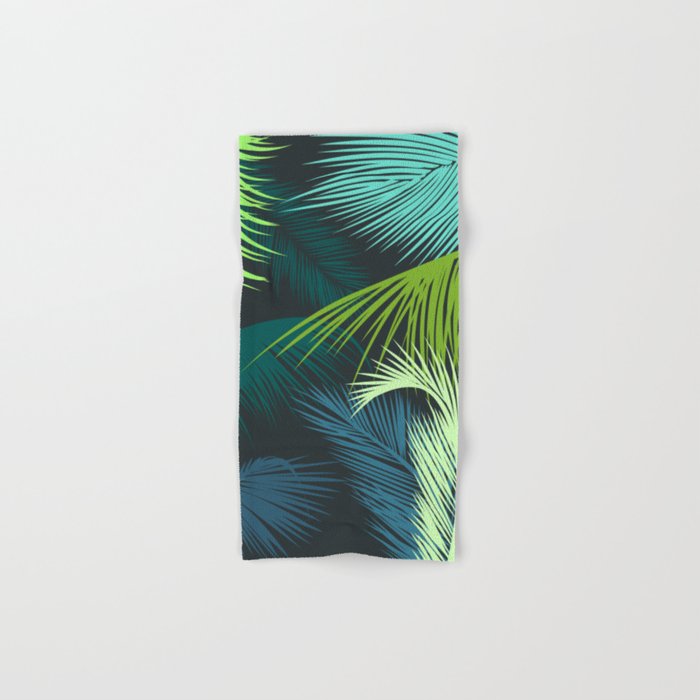 Palm Leaf, Tropical Leaves Hand & Bath Towel