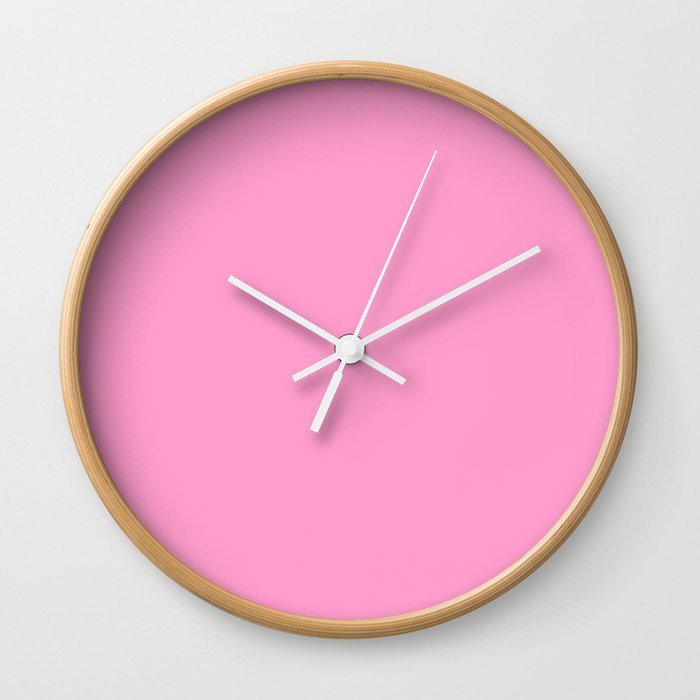 Soft Pastel Pink - Color Therapy Wall Clock