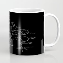 Eames Lounge Chair Diagram Coffee Mug
