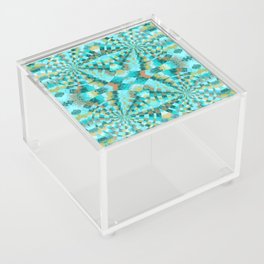 Hypnotic Teal Acrylic Box