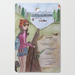 not all who wander are lost Cutting Board