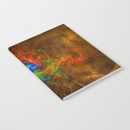 surreal futuristic abstract digital 3d fractal design art Notebook