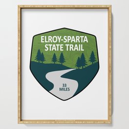 Elroy-Sparta State Trail Serving Tray
