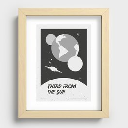 "The Twilight Zone" Third from the Sun Recessed Framed Print