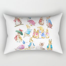 Tales of Peter Rabbit  characters Beatrix Potter Rectangular Pillow