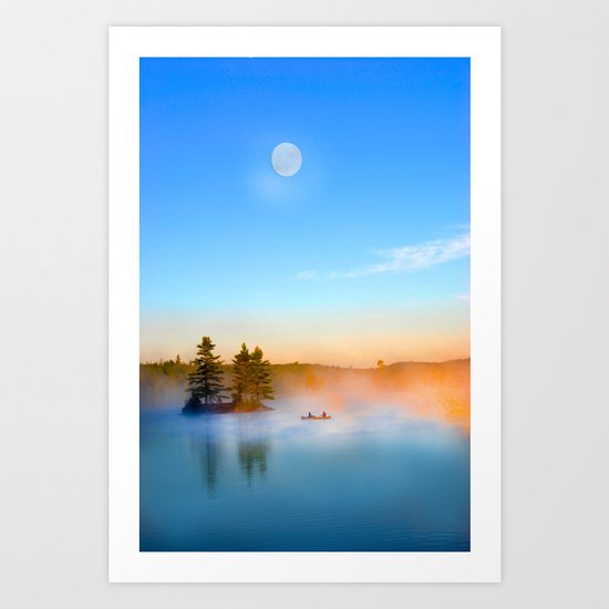 Misty Day Art Print