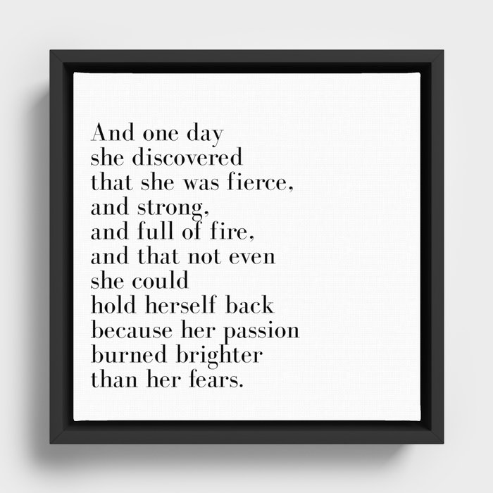 Framed Canvas