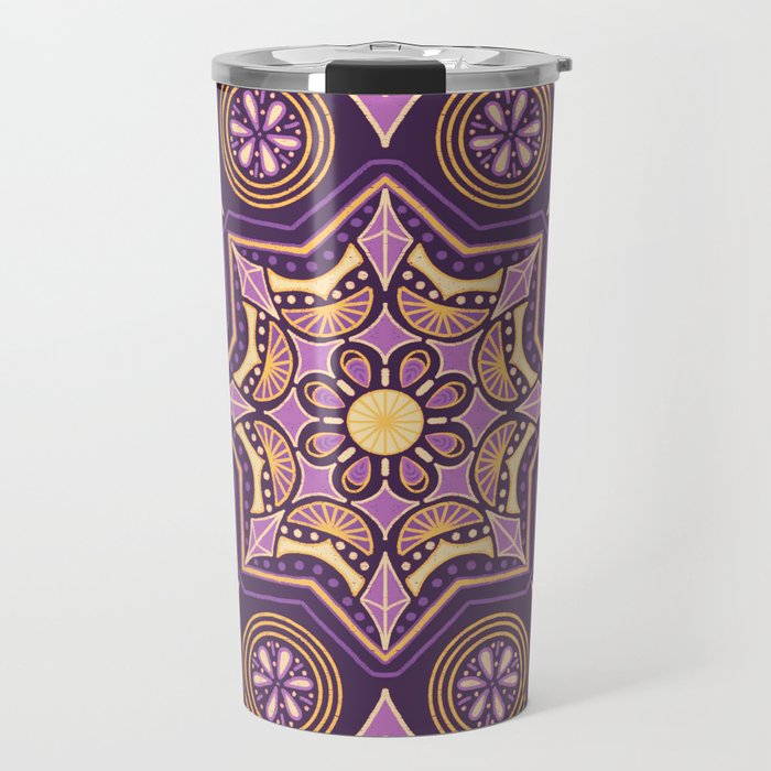 Hidden Citrus - Purple Travel Mug