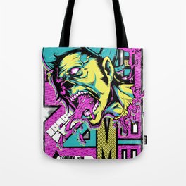 Zombie with Hat Tote Bag