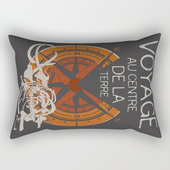 Books Collection: Jules Verne Rectangular Pillow