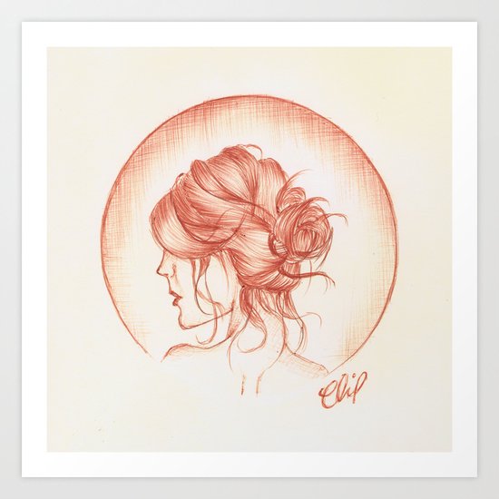 Auburn Art Print