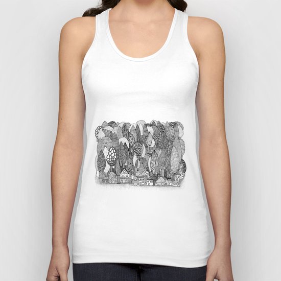 Mysterious Village Unisex Tank Top