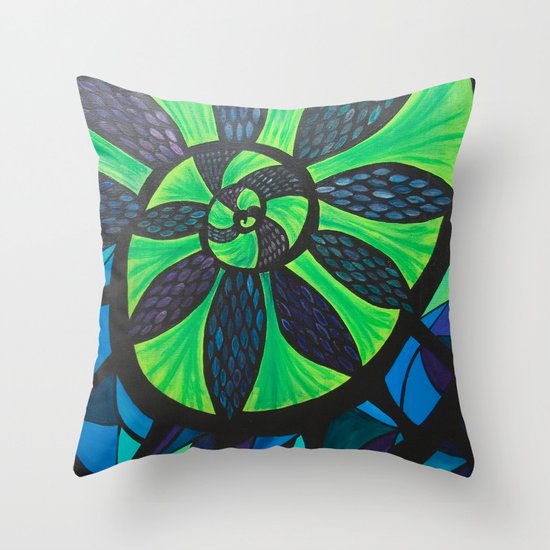 Ask Alice Throw Pillow