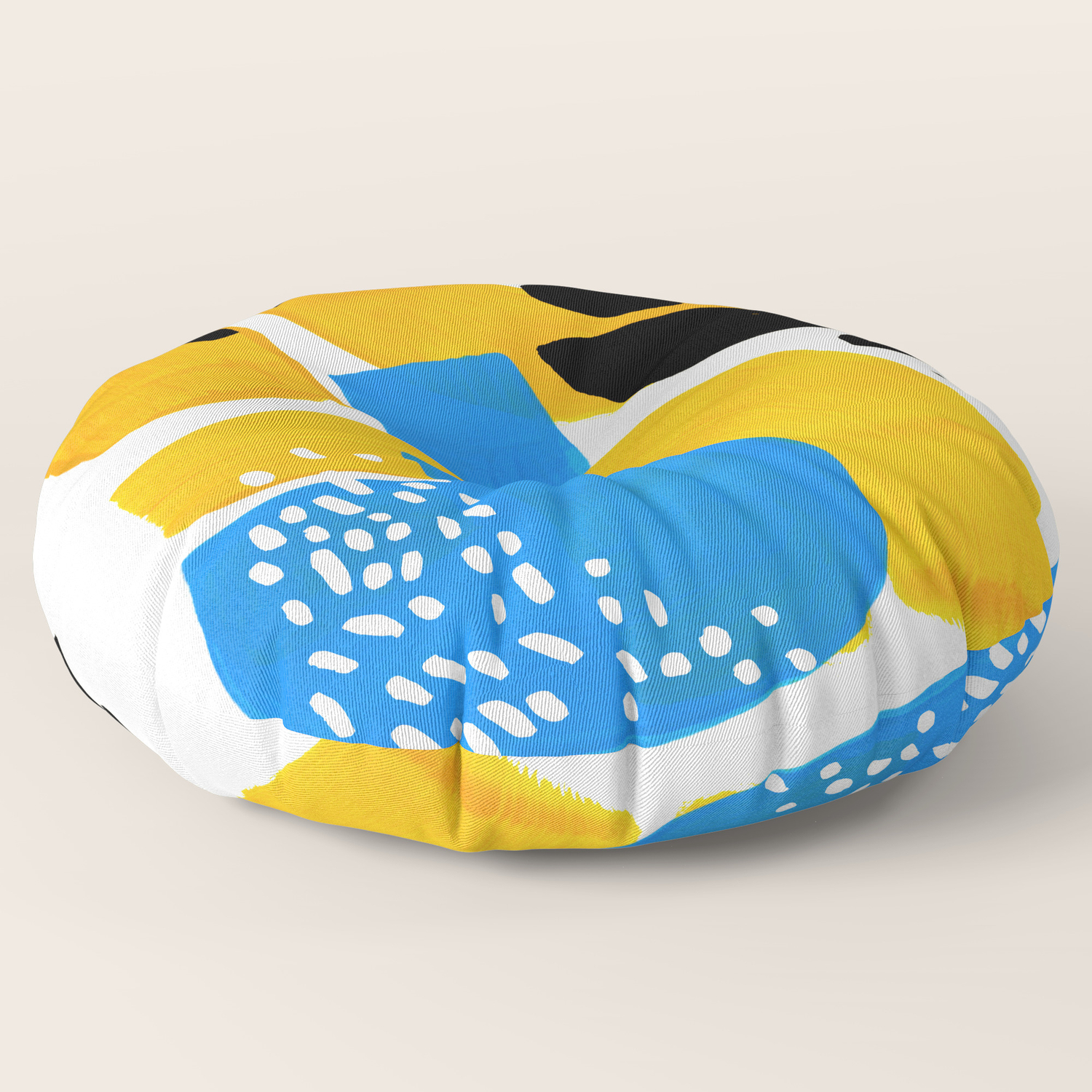 Mid Century Modern Abstract Minimalist Fun Colorful Shapes