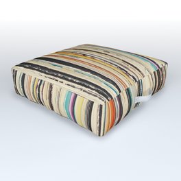 Record Collection Outdoor Floor Cushion