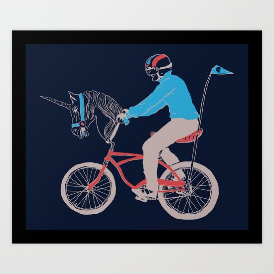 Unicycle Art Print
