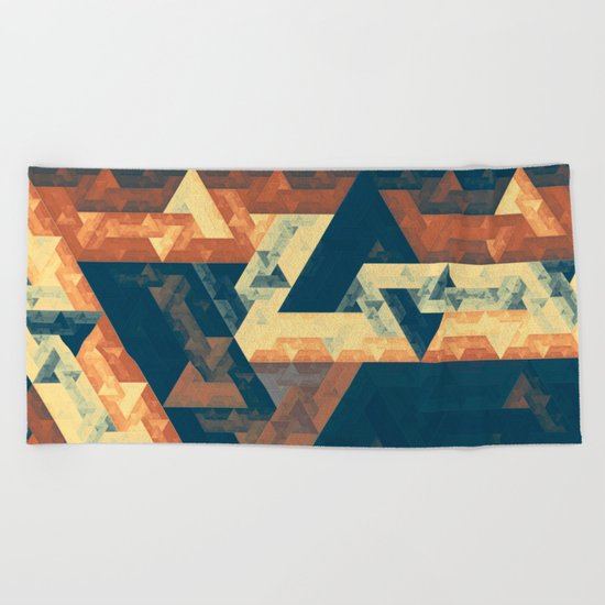 abstract oblivion Beach Towel