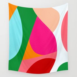 Colorful Abstract Shapes Bold Wall Tapestry