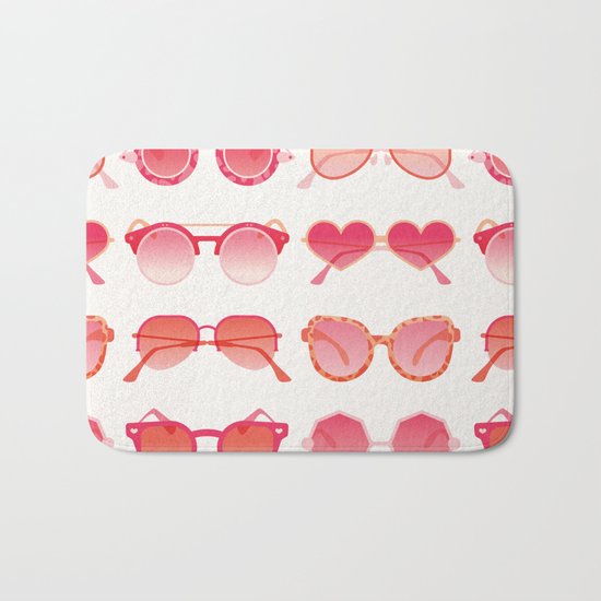 Sunglasses Collection – Pink Ombré Palette Bath Mat