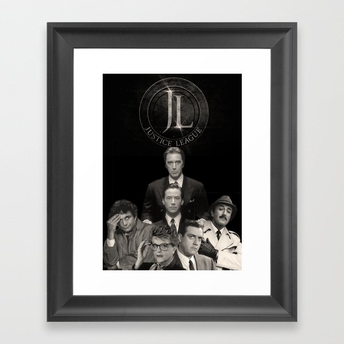 DC Justice League... not only for comics Framed Art Print