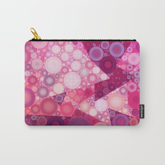 Pink Sherbet Bubbles Carry-All Pouch
