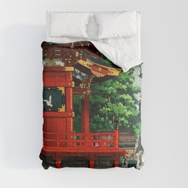 In the rain-Asakusa Sensouji temple Comforter