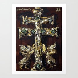 Holy Cross of Caravaca Art Print