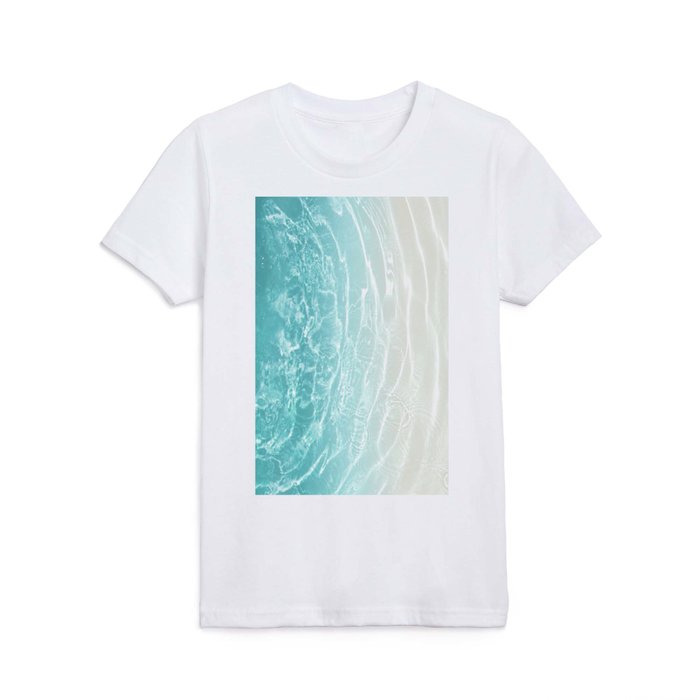 Soft Blue Gray Ocean Dream #1 #water #decor #art #society6 Kids T Shirt