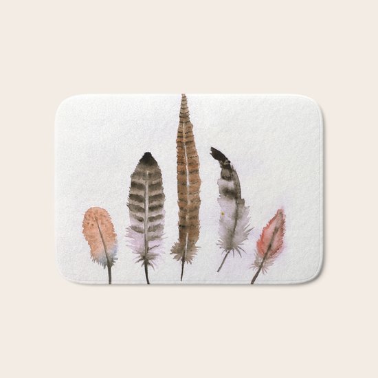 Feathers Bath Mat