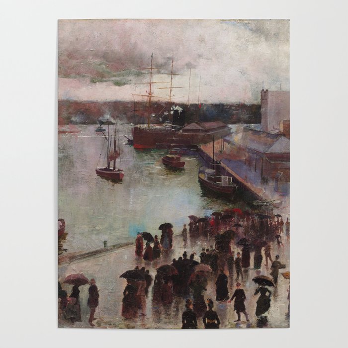  Departure of the Orient ship - Charles Conder Poster