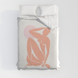 Matisse Cut-outs - Pink Lady in the sun Duvet Cover