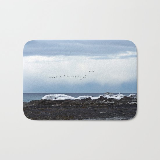Winter Flight Bath Mat