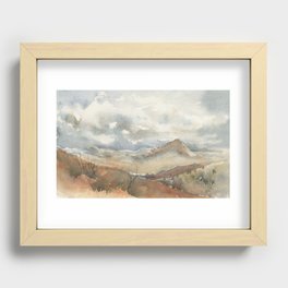 Old Stagecoach route to Nutt Recessed Framed Print