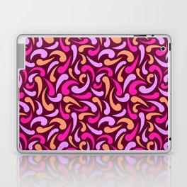 Raspberry Abstract Swirls Laptop Skin