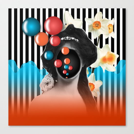 i ate too much smarties Canvas Print