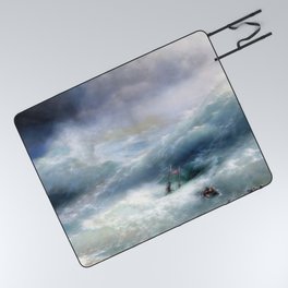 Ivan Aivazovsky - The Wave Picnic Blanket