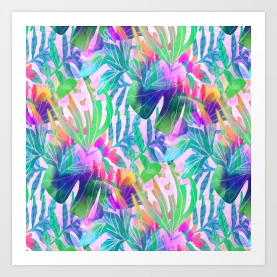 Pink Hawaiian Art Print
