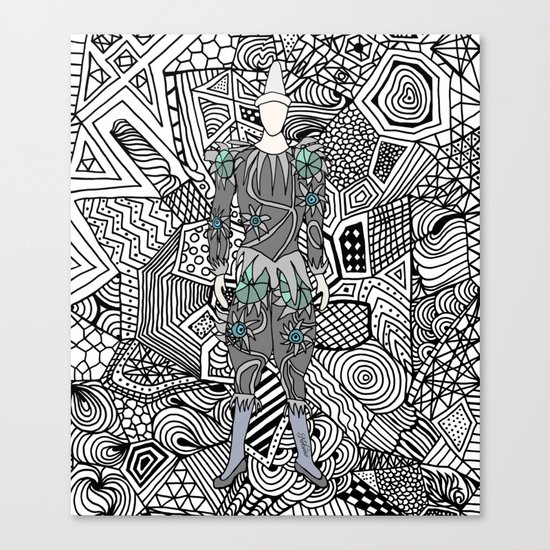 Bowie Fashion 5 Canvas Print