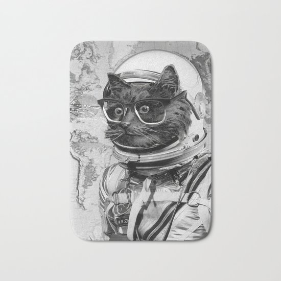 Space Kitten Bath Mat